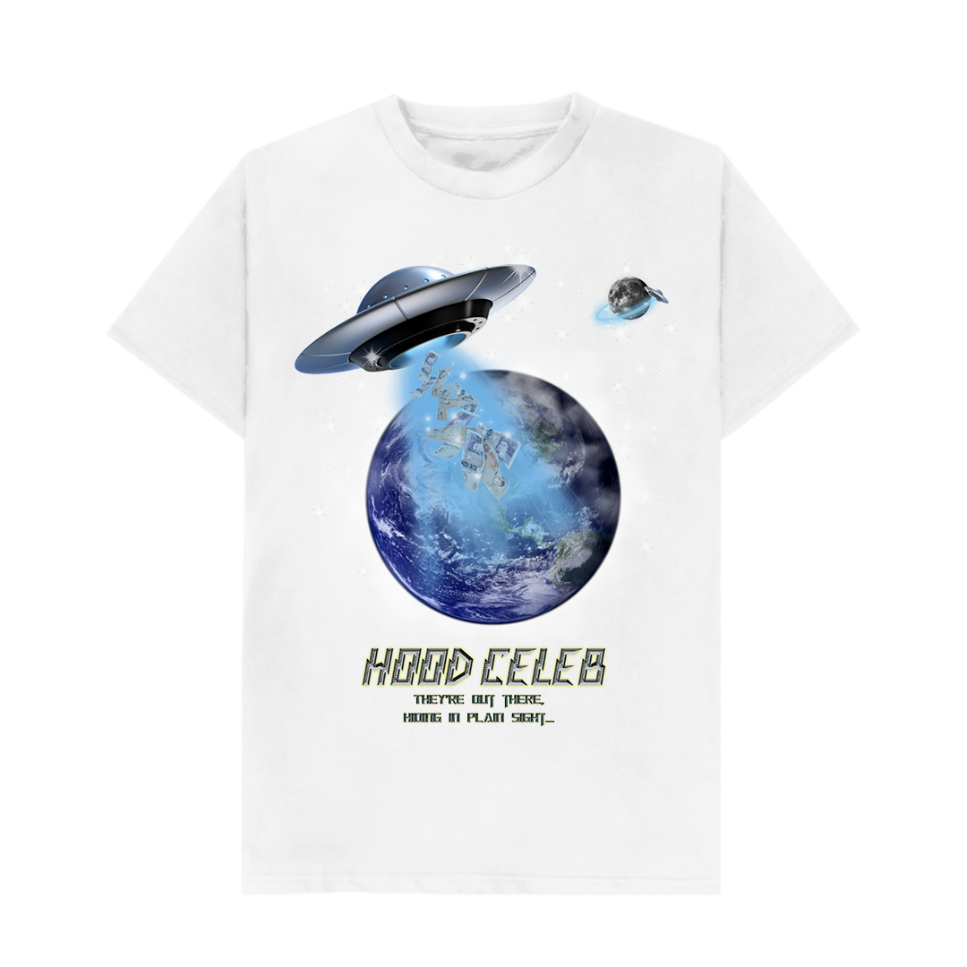 HC “SpaceRobbers” Tee (White) – HoodCelebuk