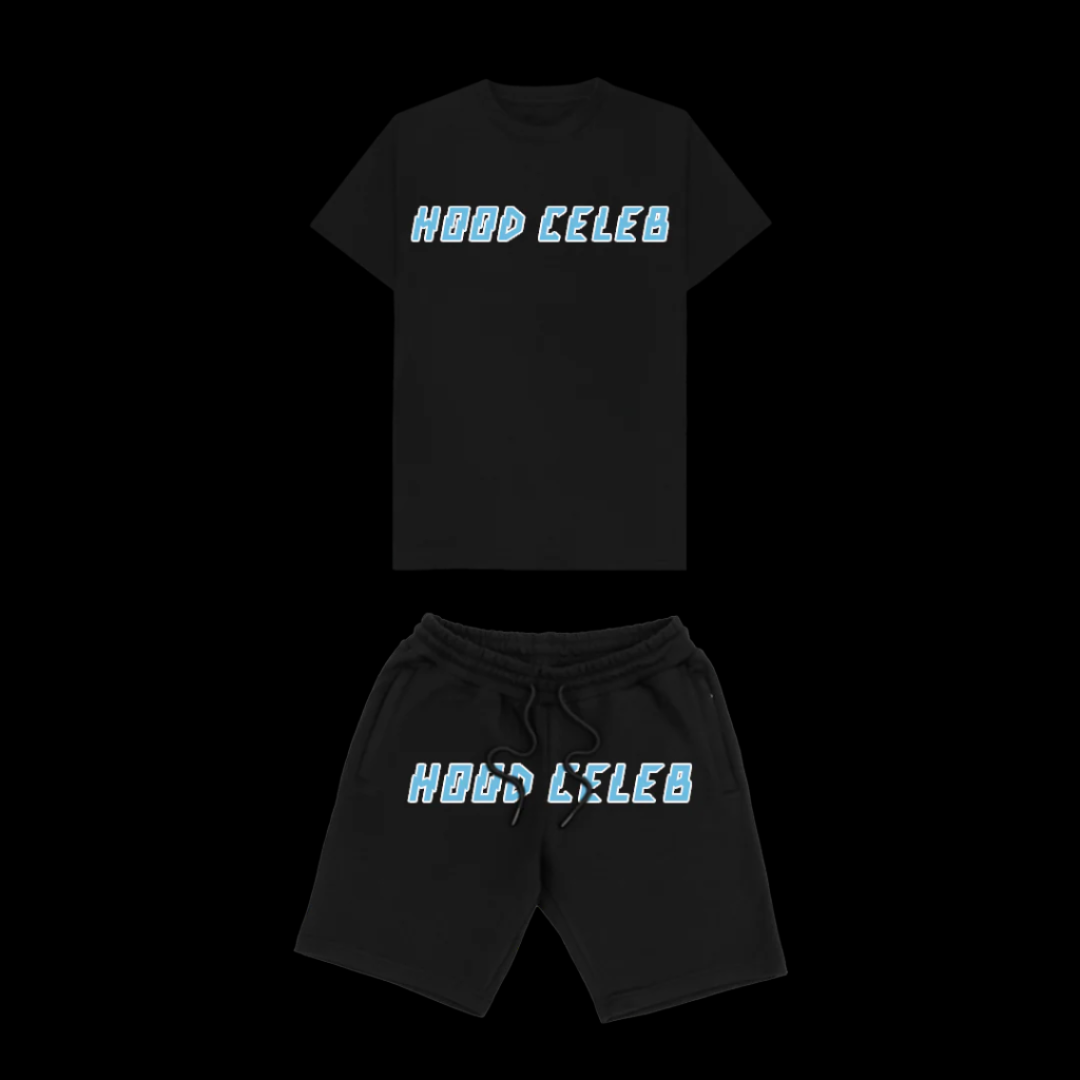 BACK2BASICS Short set (black/blue)